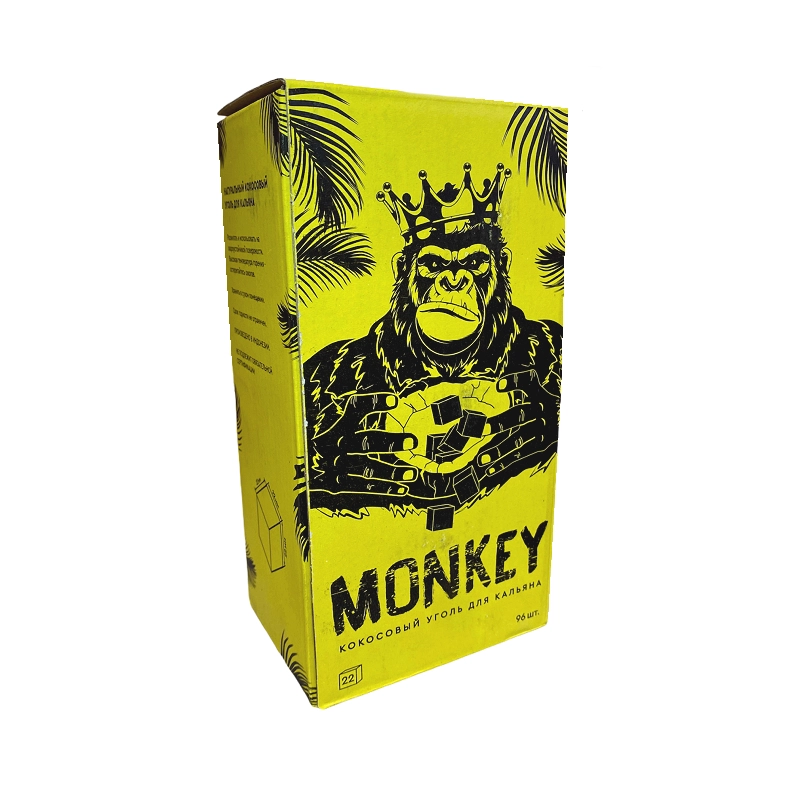 Уголь для кальяна Monkey 1кг 22мм в наличии. Купить сейчас! XB store. Биробиджан