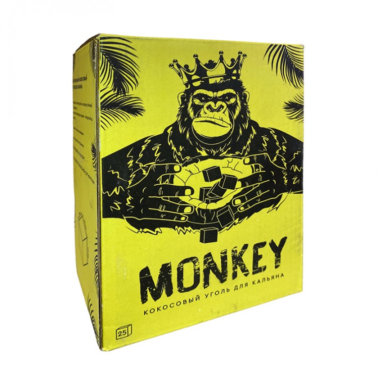 Уголь для кальяна Monkey 1кг 25 мм в наличии. Купить сейчас! XB store. Биробиджан