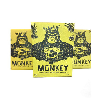 Уголь для кальяна Monkey 250гр 22 мм (брикет) в наличии. Купить сейчас! XB store. Биробиджан