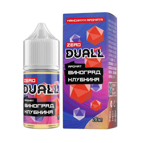 Жидкость для вейпа DUALL EXTRA ZERO 0% (28мл) в наличии. Купить сейчас! XB store. Биробиджан